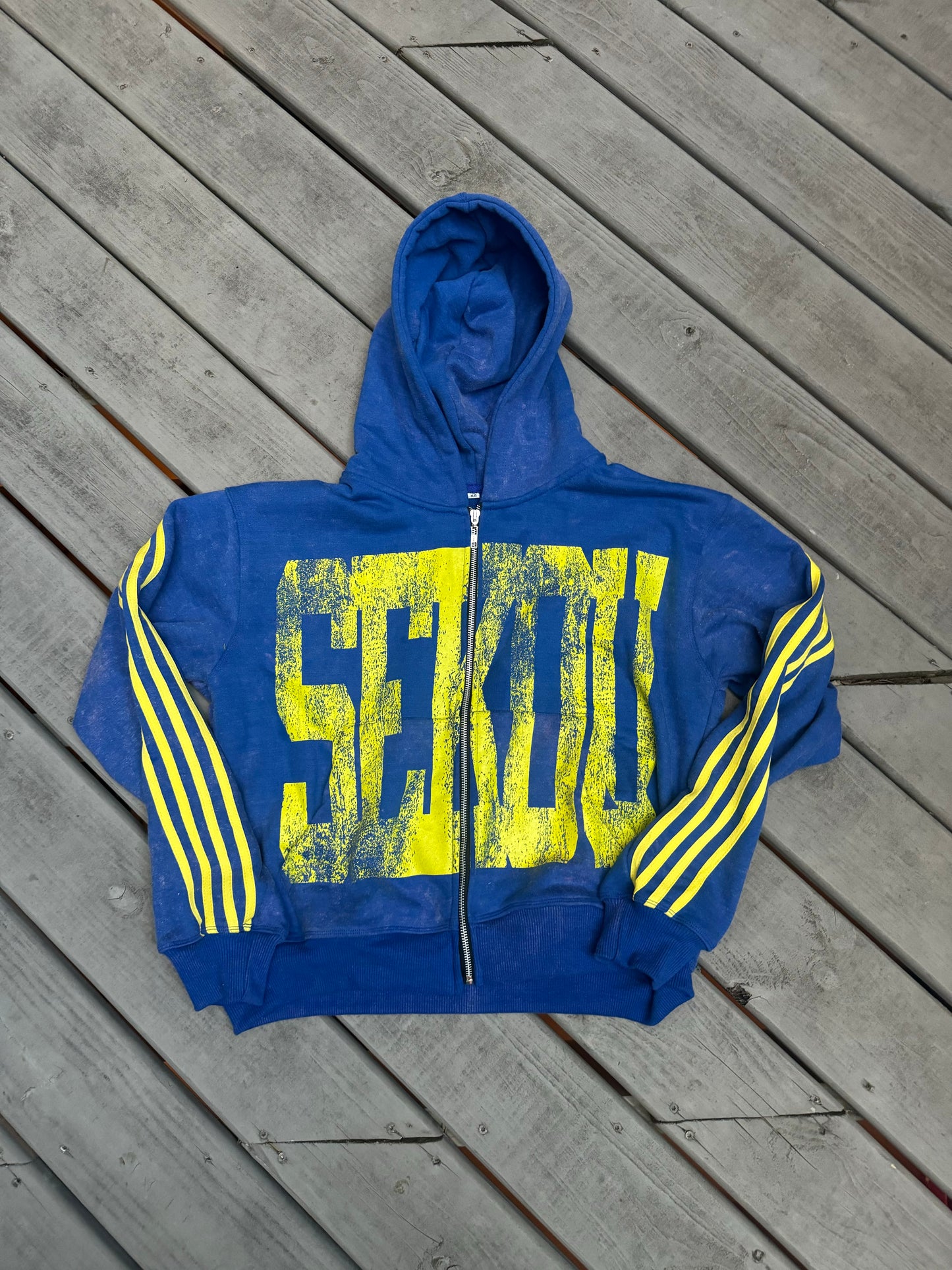 Blue Lemonade Zip Up Hoodie